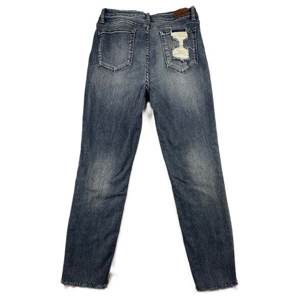 Judy Blue Mid Waist Relaxed Fit Denim Jeans 7/28 Stretch High Rise - Picture 2 of 10